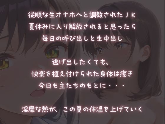 呼び出し生オナホちゃん、毎日中出し夏休み！ - サンプル画像 1