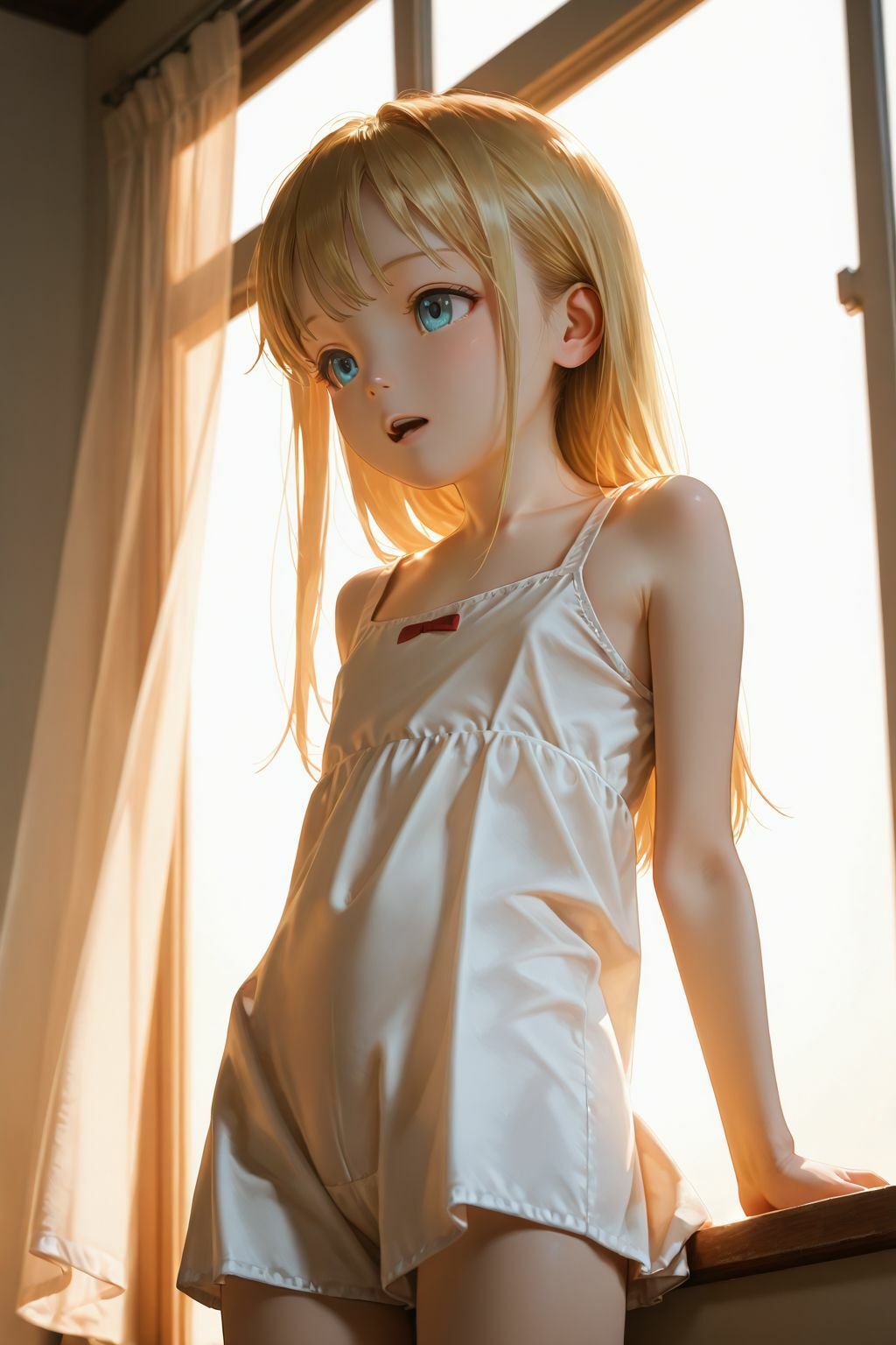 またみたい？〜金髪少女と赤い窓辺〜 - サンプル画像 1