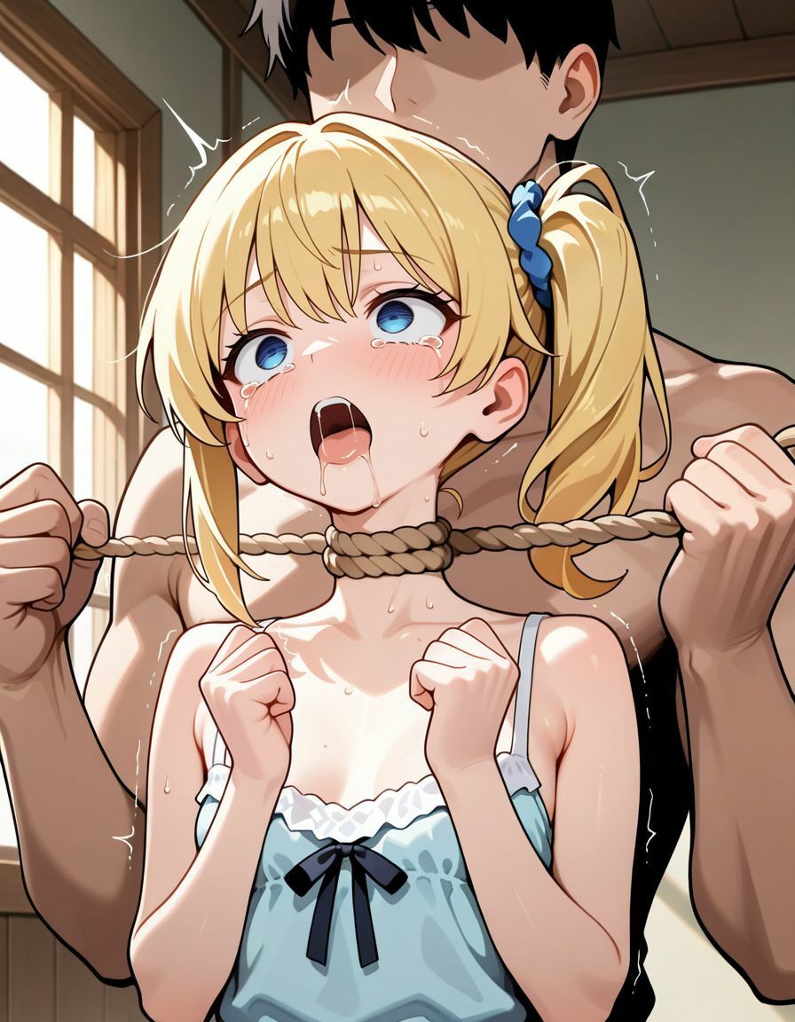 首を絞められる女の子たち2 - サンプル画像 1