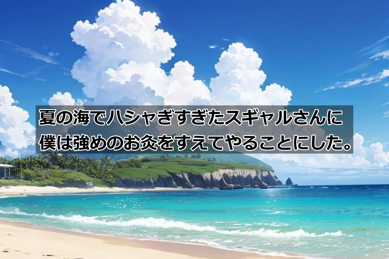 からかい好きのメスギャルさんと海水浴 - サンプル画像 6