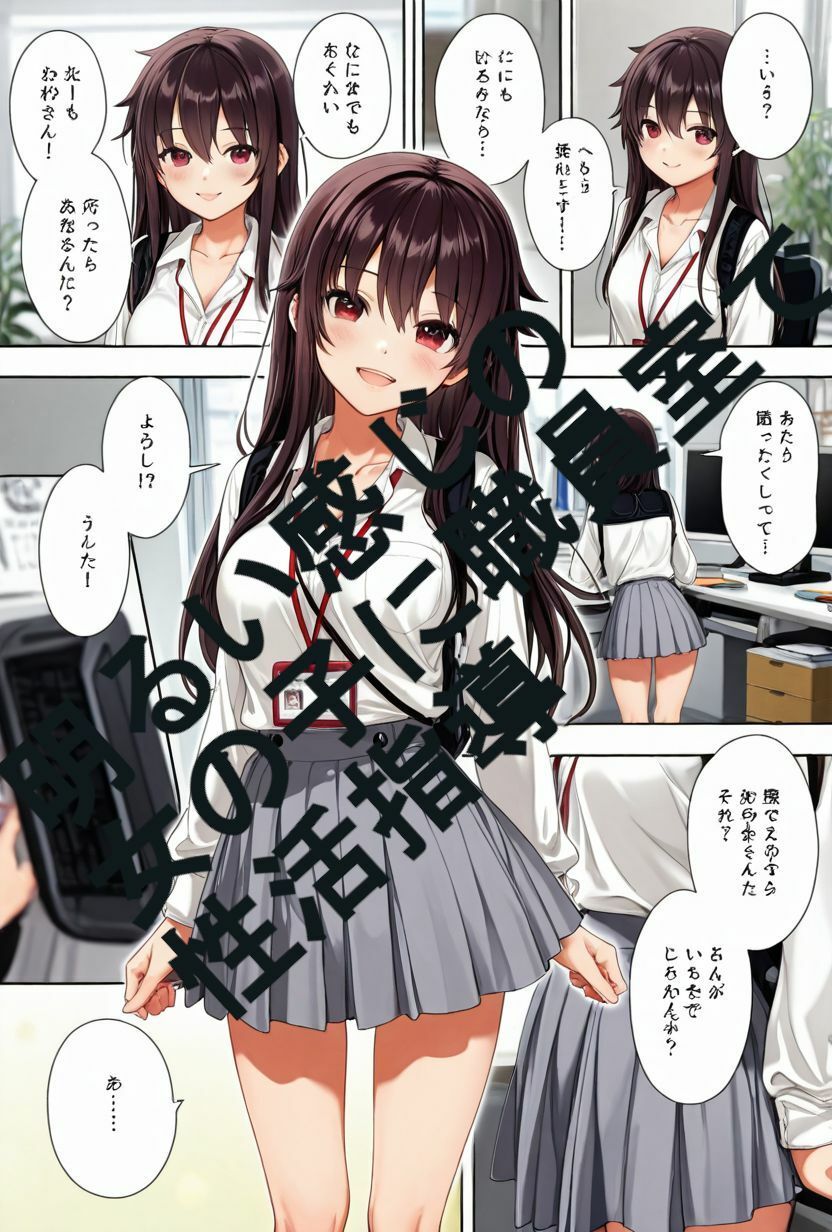 明るい感じの女の子に「職員室で」性活指導 - サンプル画像 1