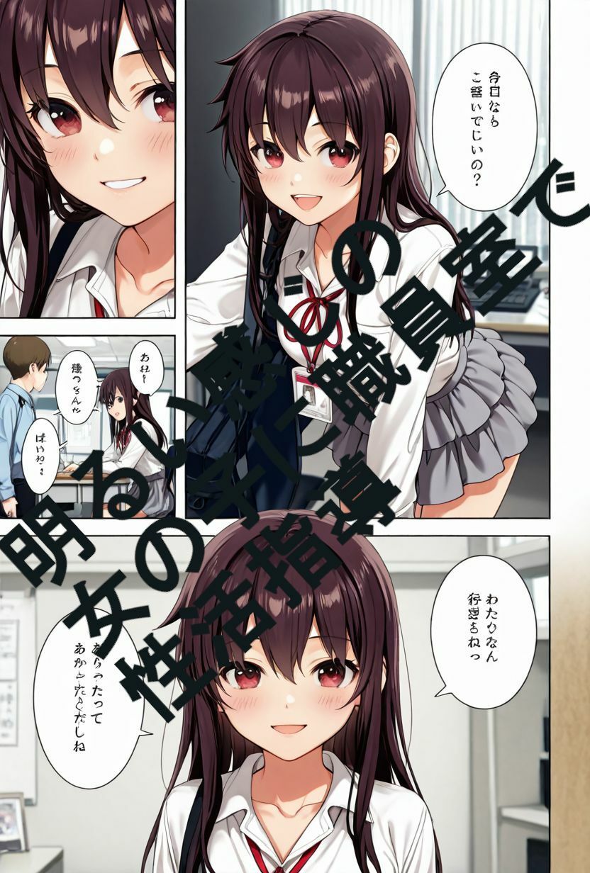 明るい感じの女の子に「職員室で」性活指導 - サンプル画像 2