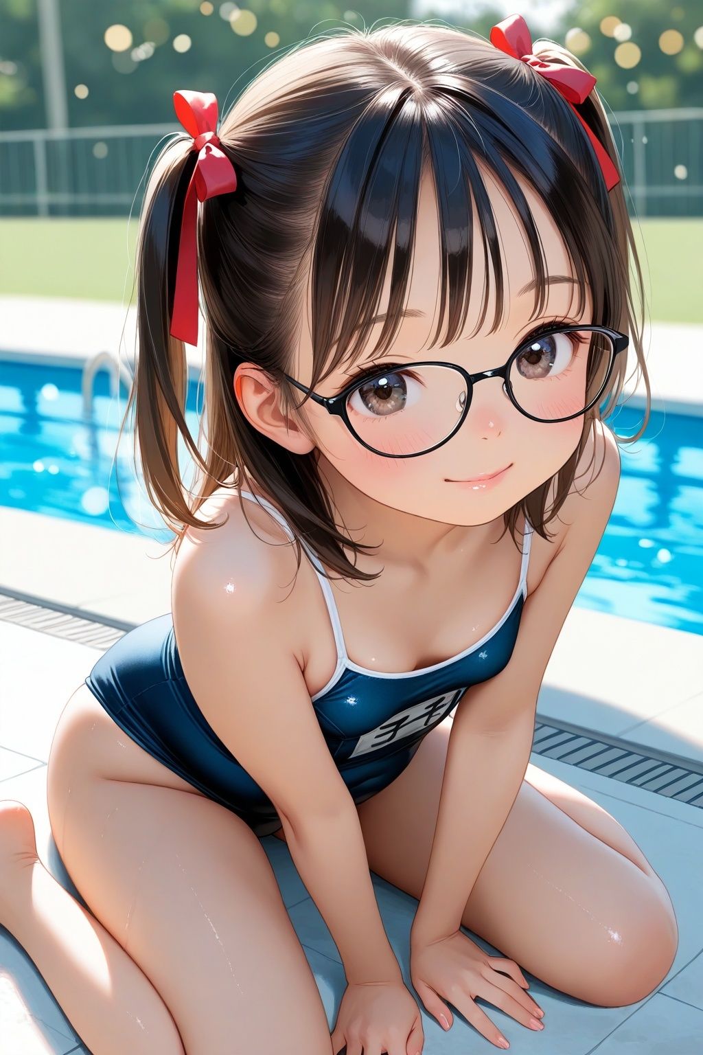 ドキドキ！コスプレCollection4〜スクール水着編1・貧乳編・眼鏡編 - サンプル画像 2