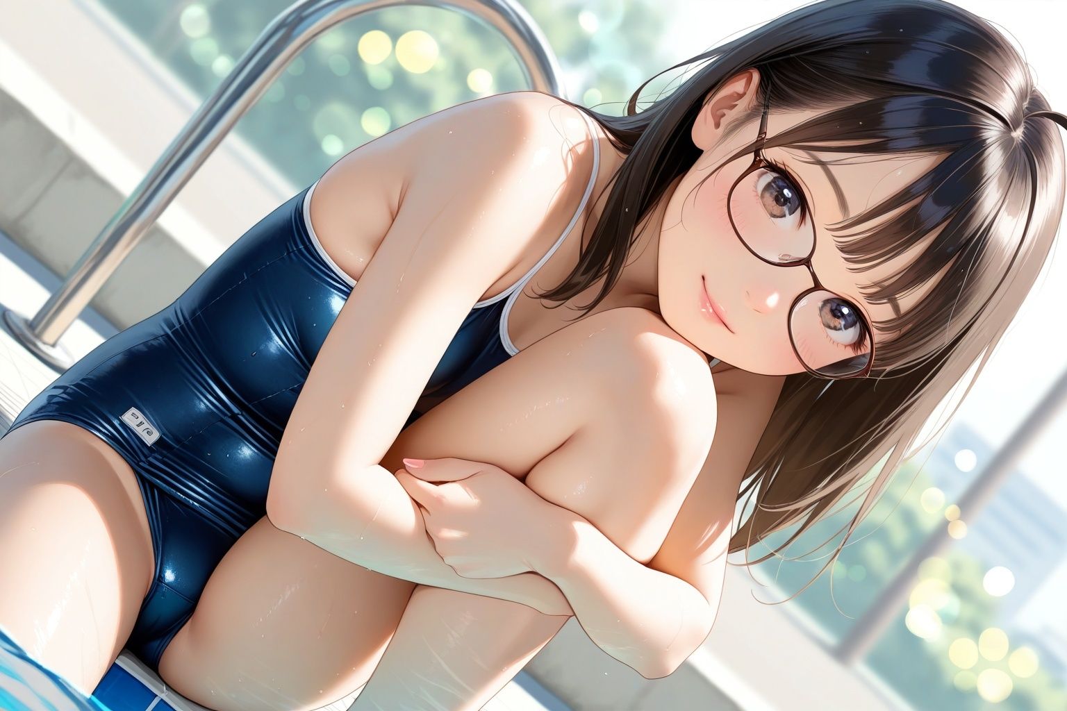 ドキドキ！コスプレCollection4〜スクール水着編1・貧乳編・眼鏡編 - サンプル画像 10