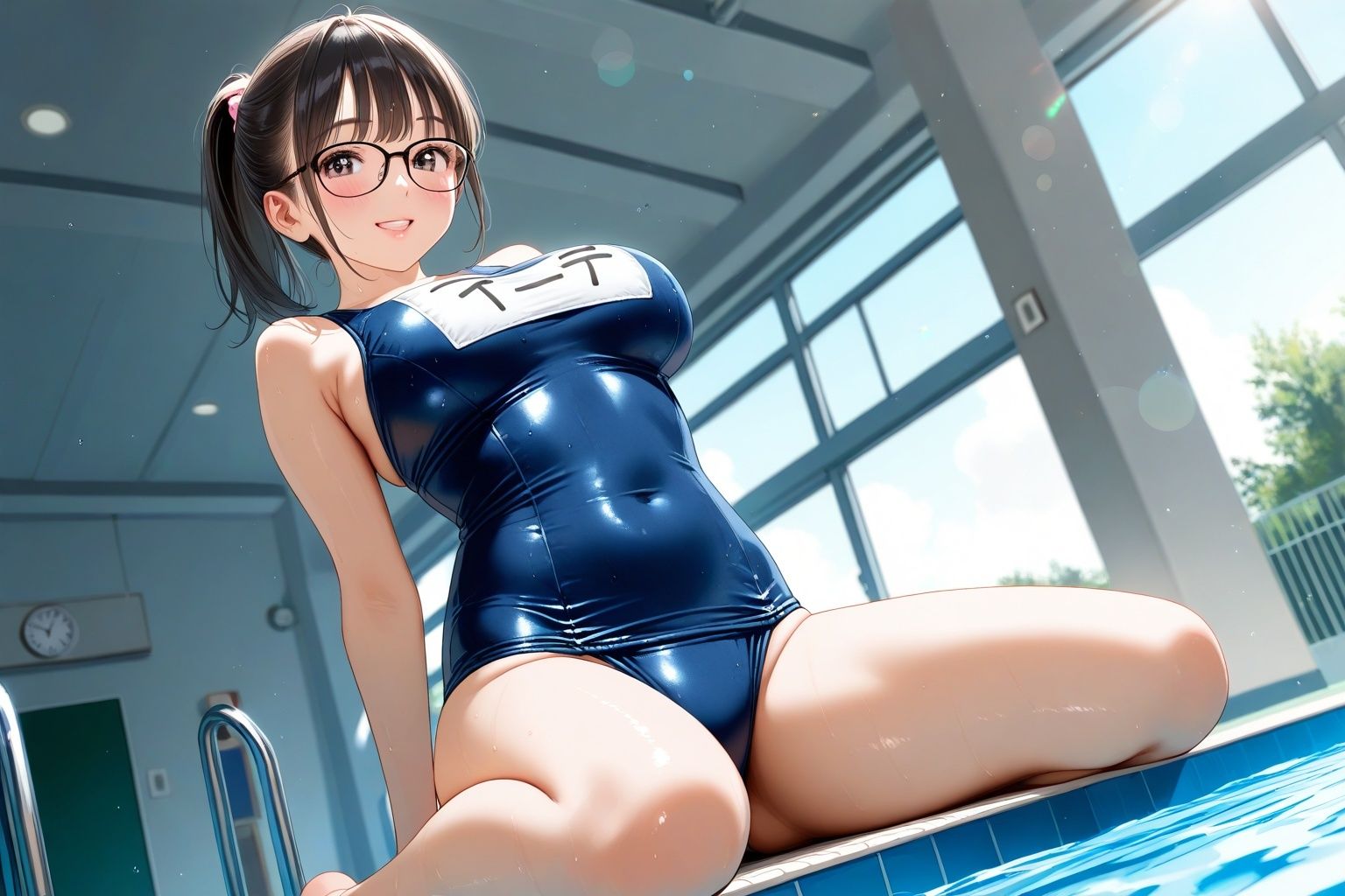 ドキドキ！コスプレCollection5〜スクール水着編2・巨乳編・眼鏡編 - サンプル画像 1