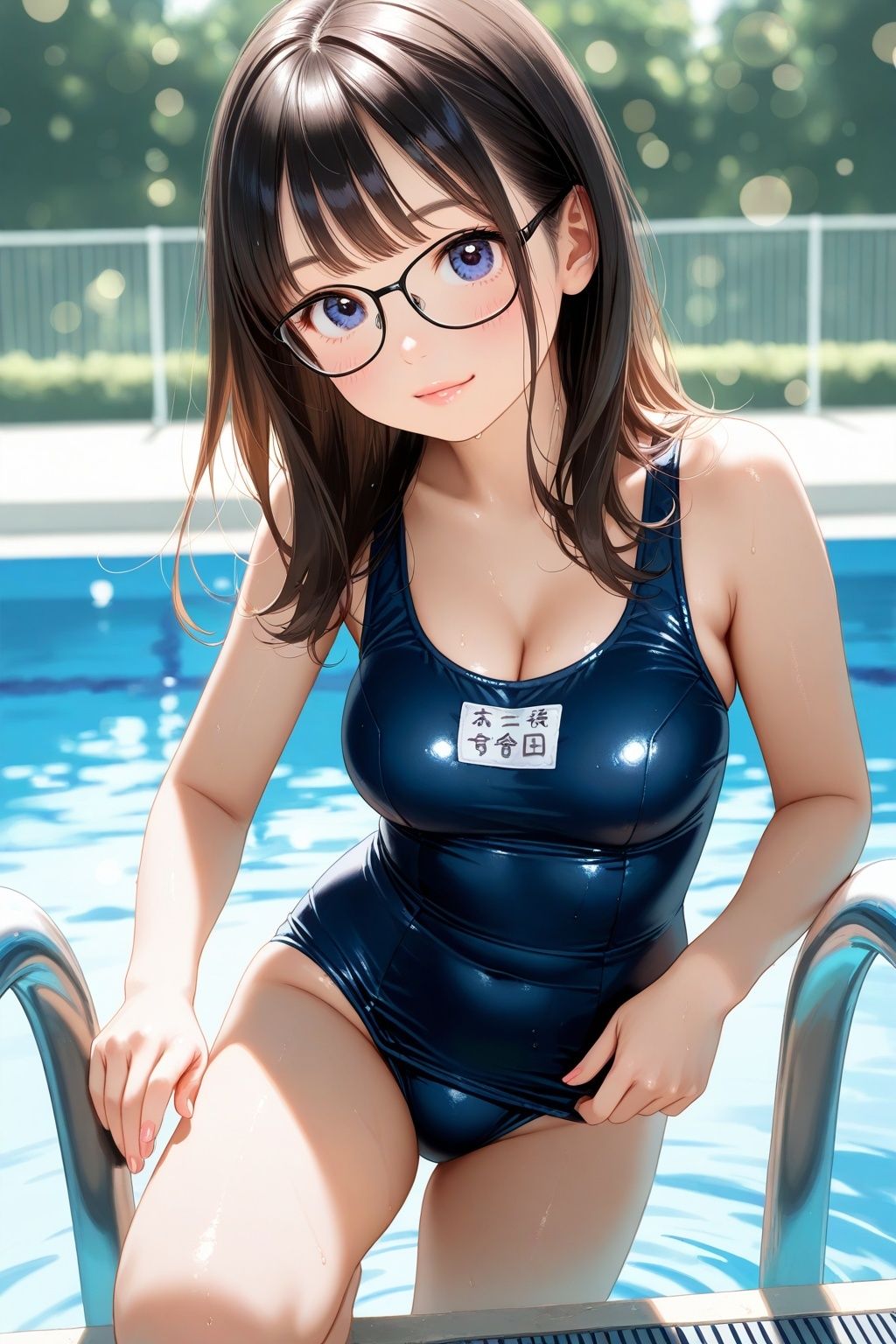 ドキドキ！コスプレCollection5〜スクール水着編2・巨乳編・眼鏡編 - サンプル画像 3