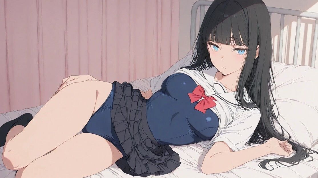 彼女のスクール水着を眺めたい■妄想彼女 - サンプル画像 4