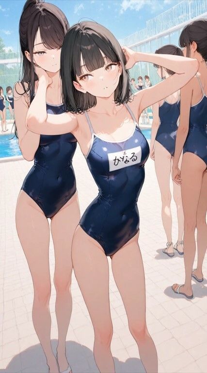 彼女のスクール水着を眺めたい■妄想彼女 - サンプル画像 6