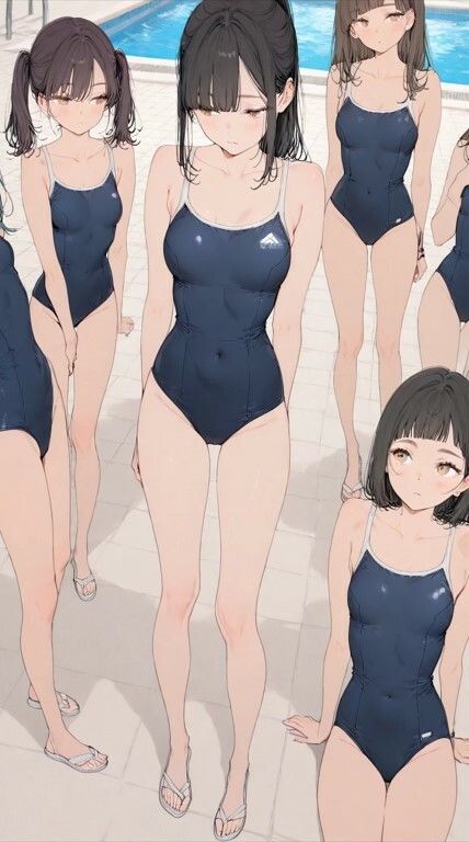 彼女のスクール水着を眺めたい■妄想彼女 - サンプル画像 7