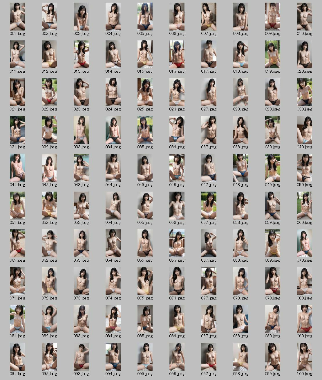 【AI実写】誰かに似ている？ トップレスの美女たち【実写風AIトップレスグラビア】Vol.4 - サンプル画像 6