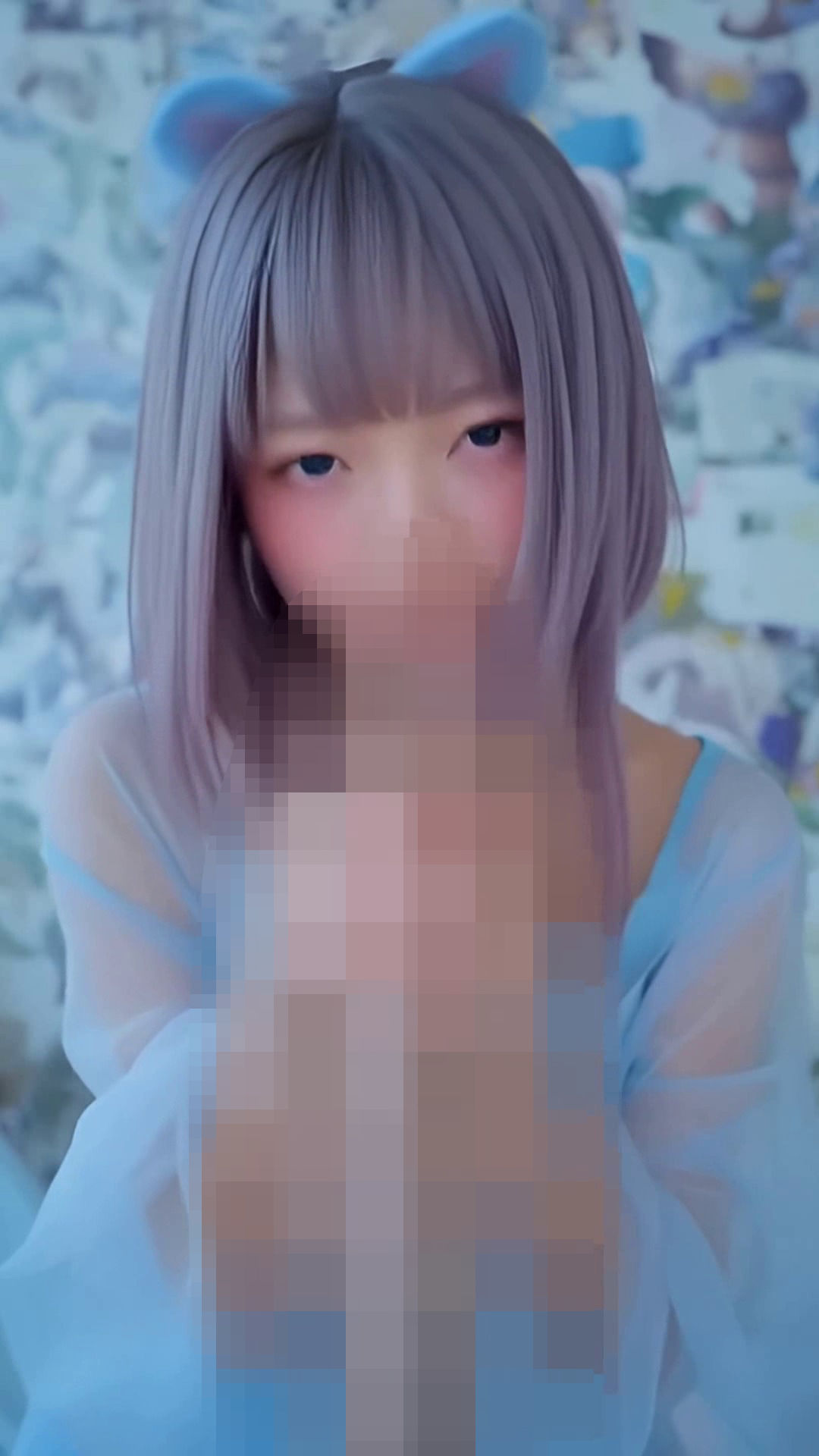 【動画】猫耳ボブ×美巨乳お姉さんの本気ご奉仕フルコース - サンプル画像 3