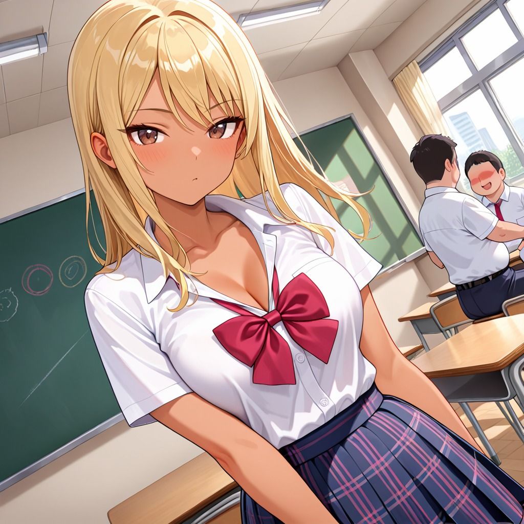 放課後肉便器  ギャル女子校生 - サンプル画像 1