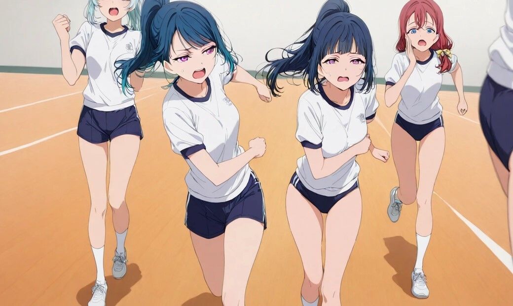 彼女の体操服を眺めたい■妄想彼女 - サンプル画像 2