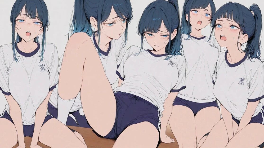 彼女の体操服を眺めたい■妄想彼女 - サンプル画像 3