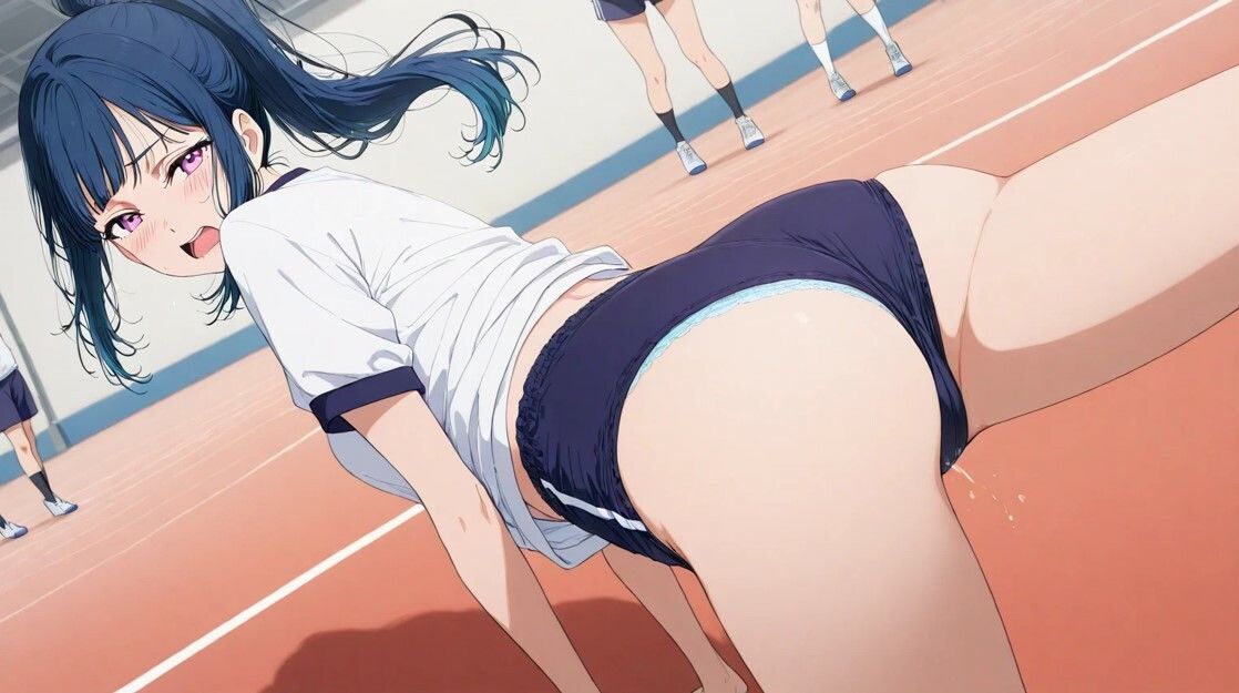 彼女の体操服を眺めたい■妄想彼女 - サンプル画像 4