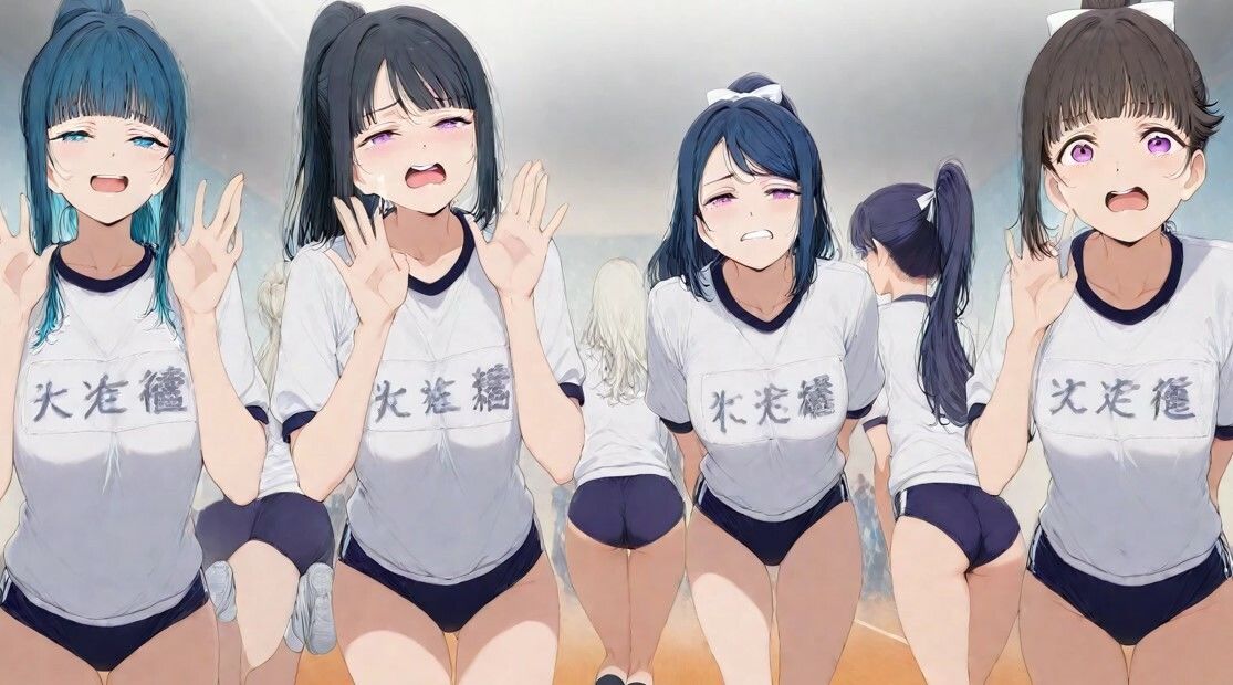 彼女の体操服を眺めたい■妄想彼女 - サンプル画像 5