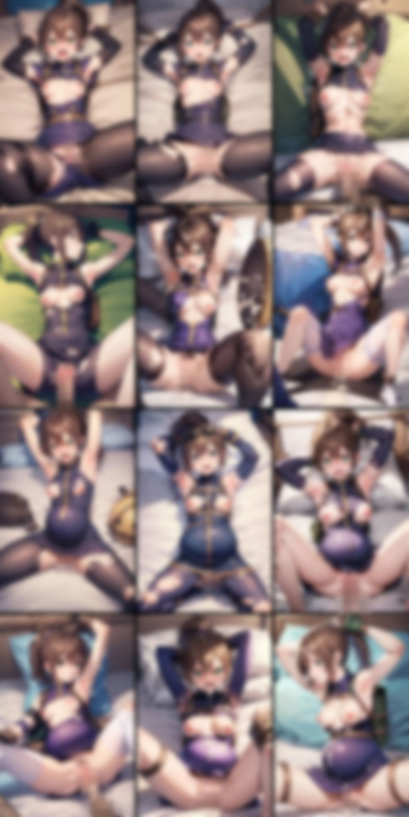 敗北・号泣 星の海の女たち（スターオーシャン） 妊娠前＆妊娠後ボテ腹 - サンプル画像 8