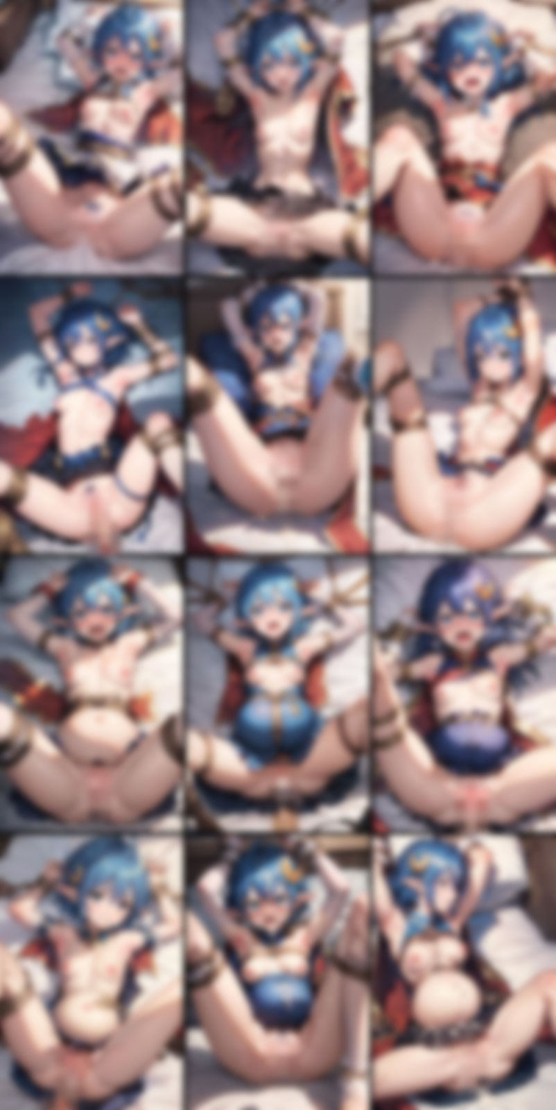 敗北・号泣 星の海の女たち（スターオーシャン） 妊娠前＆妊娠後ボテ腹 - サンプル画像 10