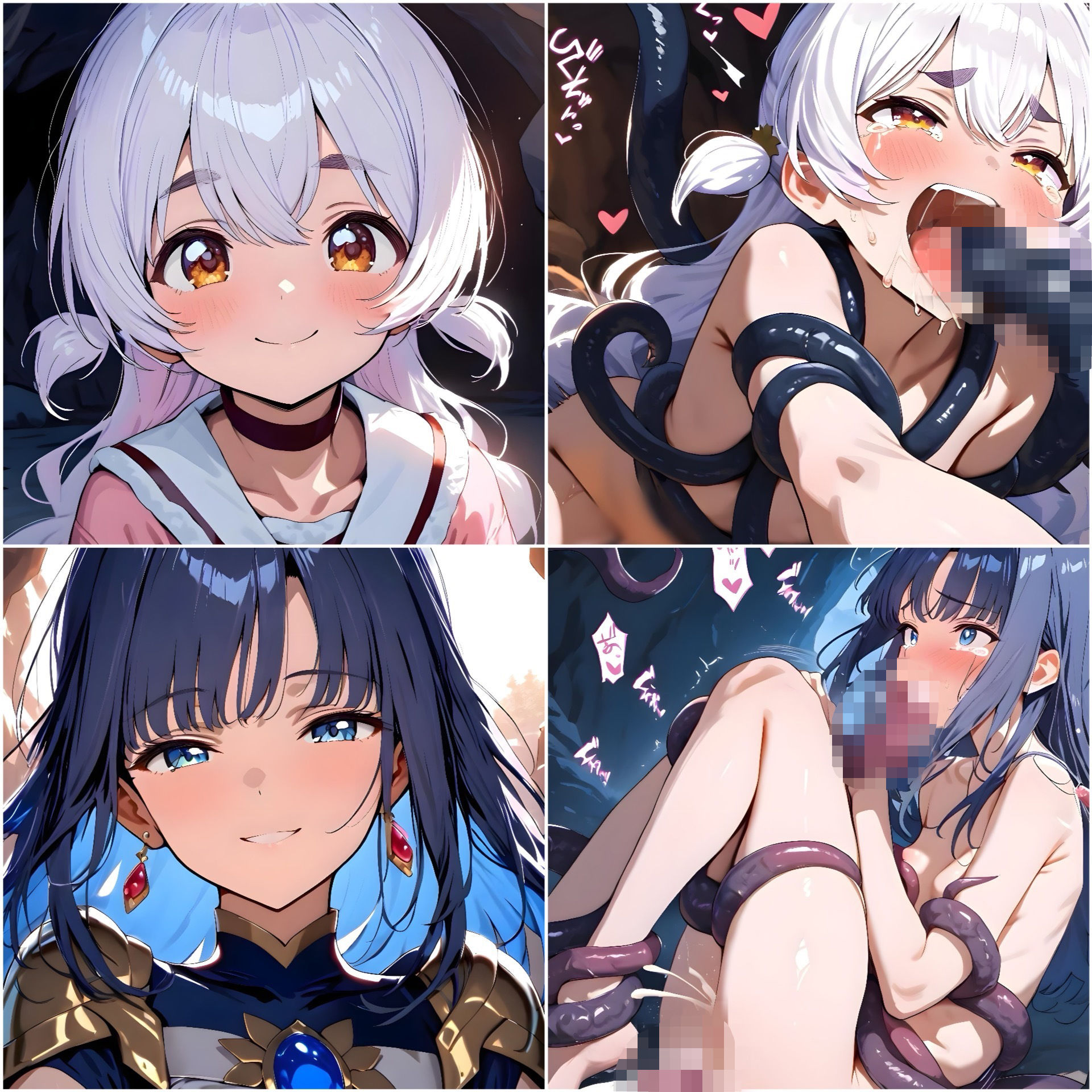 汚され魔法少女〜触手編〜 - サンプル画像 4