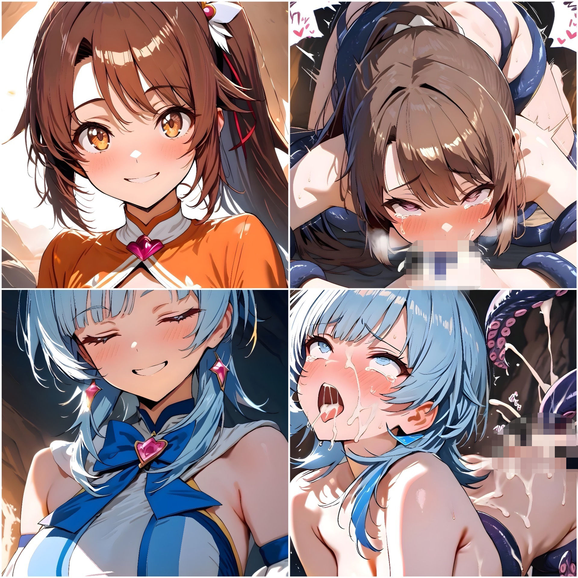 汚され魔法少女〜触手編〜 - サンプル画像 5