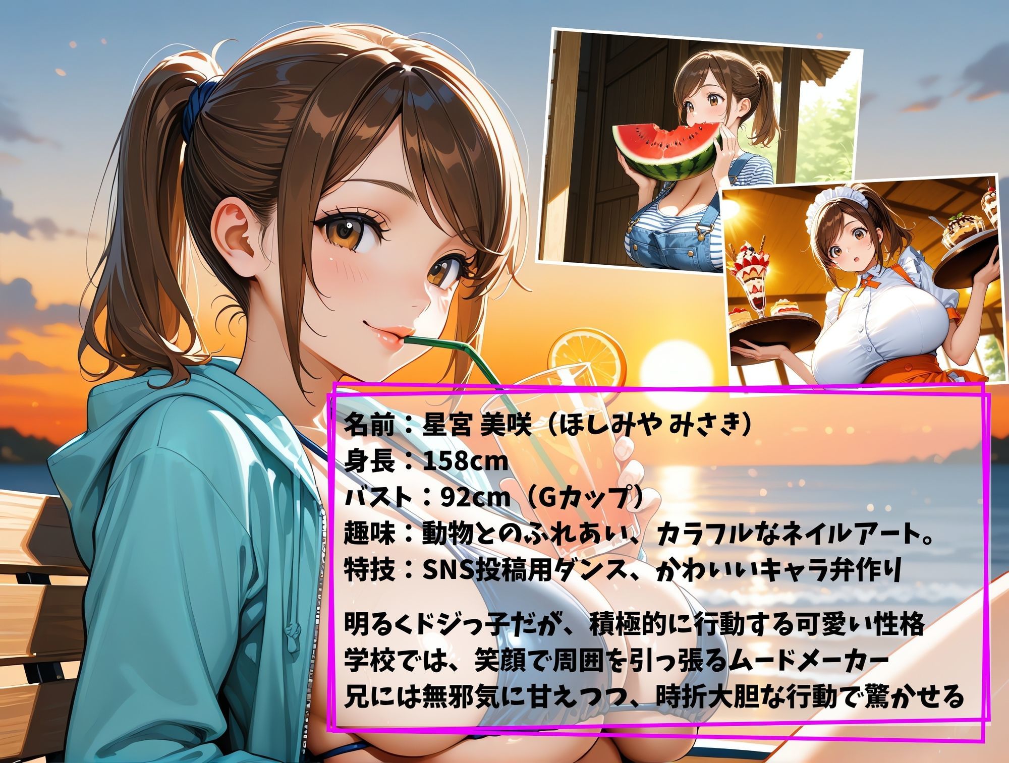 爆乳妹ちゃん夏休み！キモデブ教師と過ごす中出し登校日 - サンプル画像 2