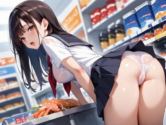 巨乳女子校生バイトちゃんは性処理係 - サンプル画像 9