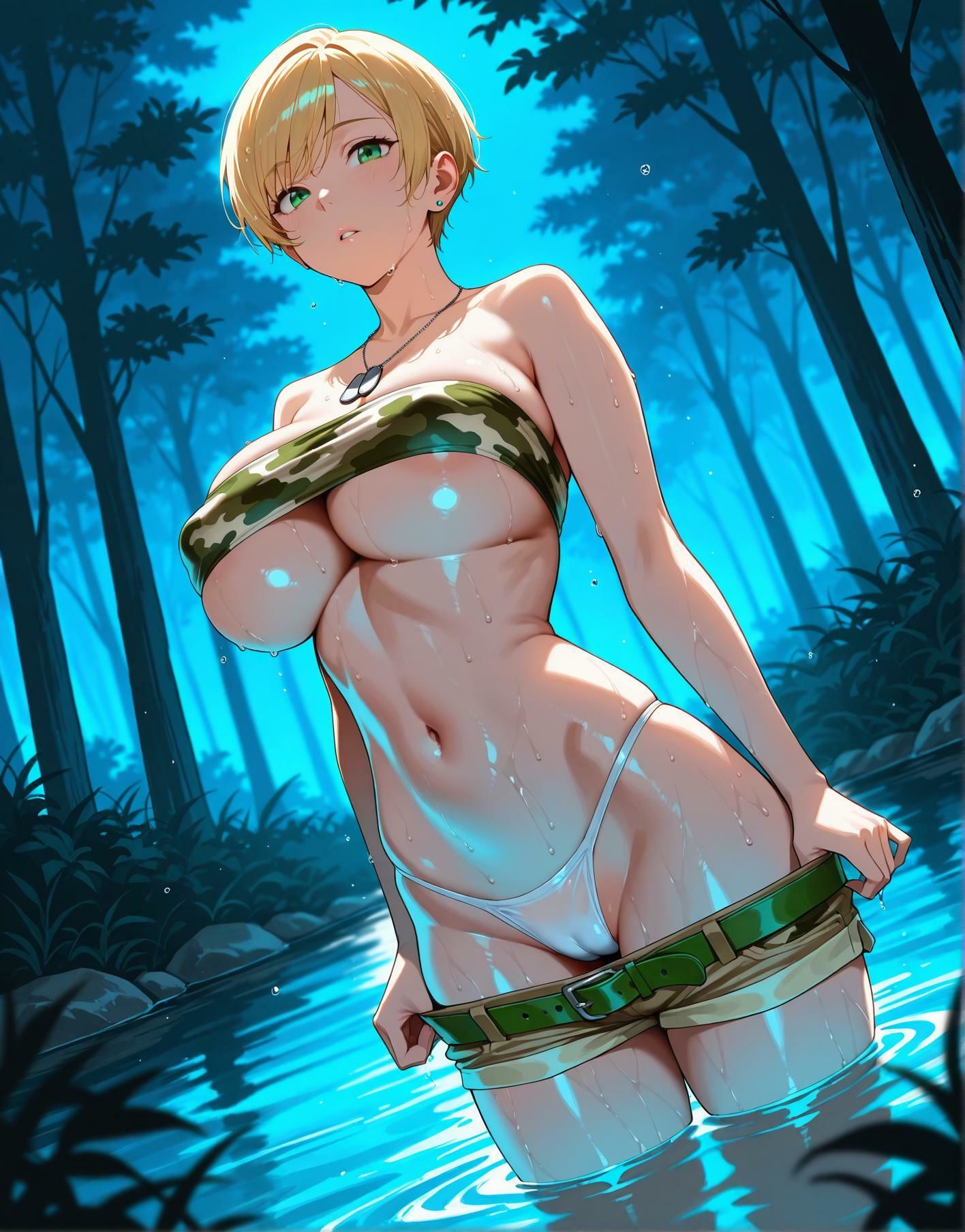 爆乳隊長のパイズリ大作戦！！ - サンプル画像 5