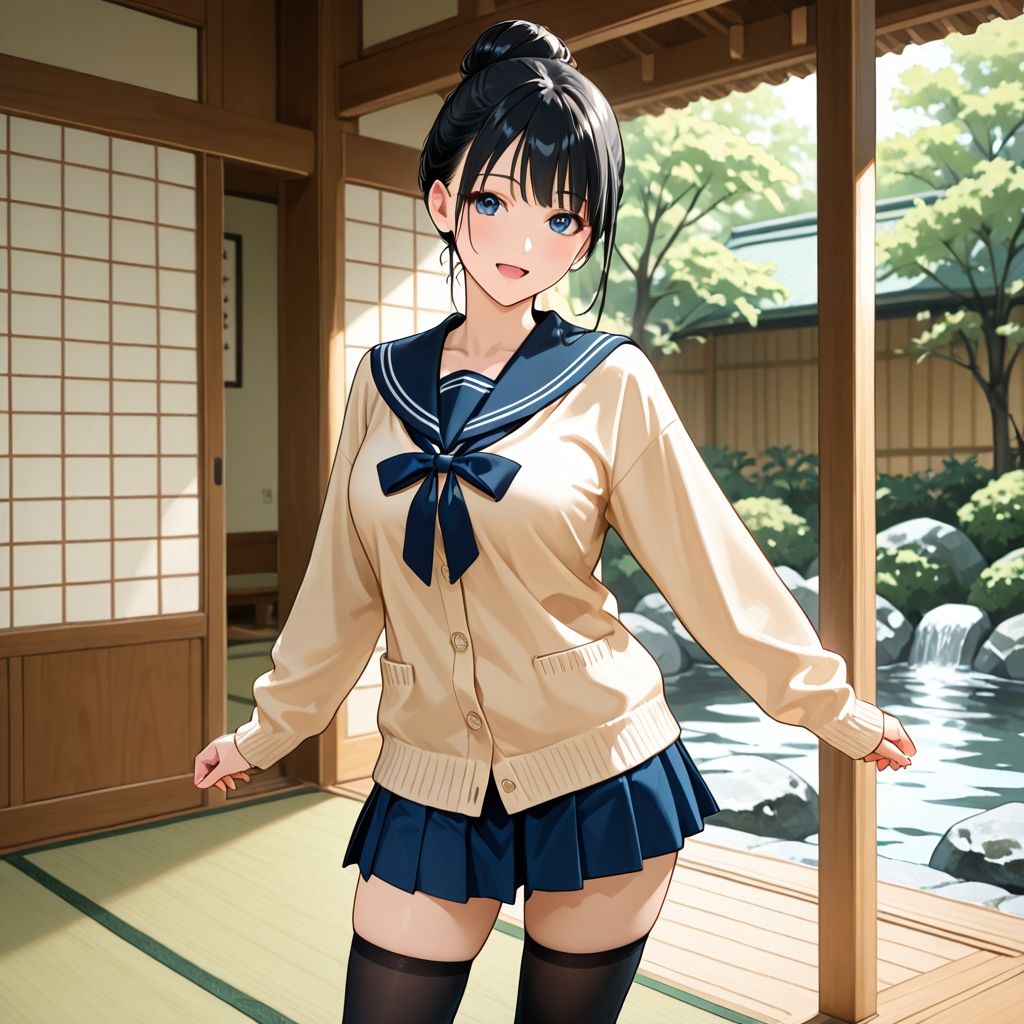 ふたなり美女コスプレ写真集 女子校生編 - サンプル画像 1