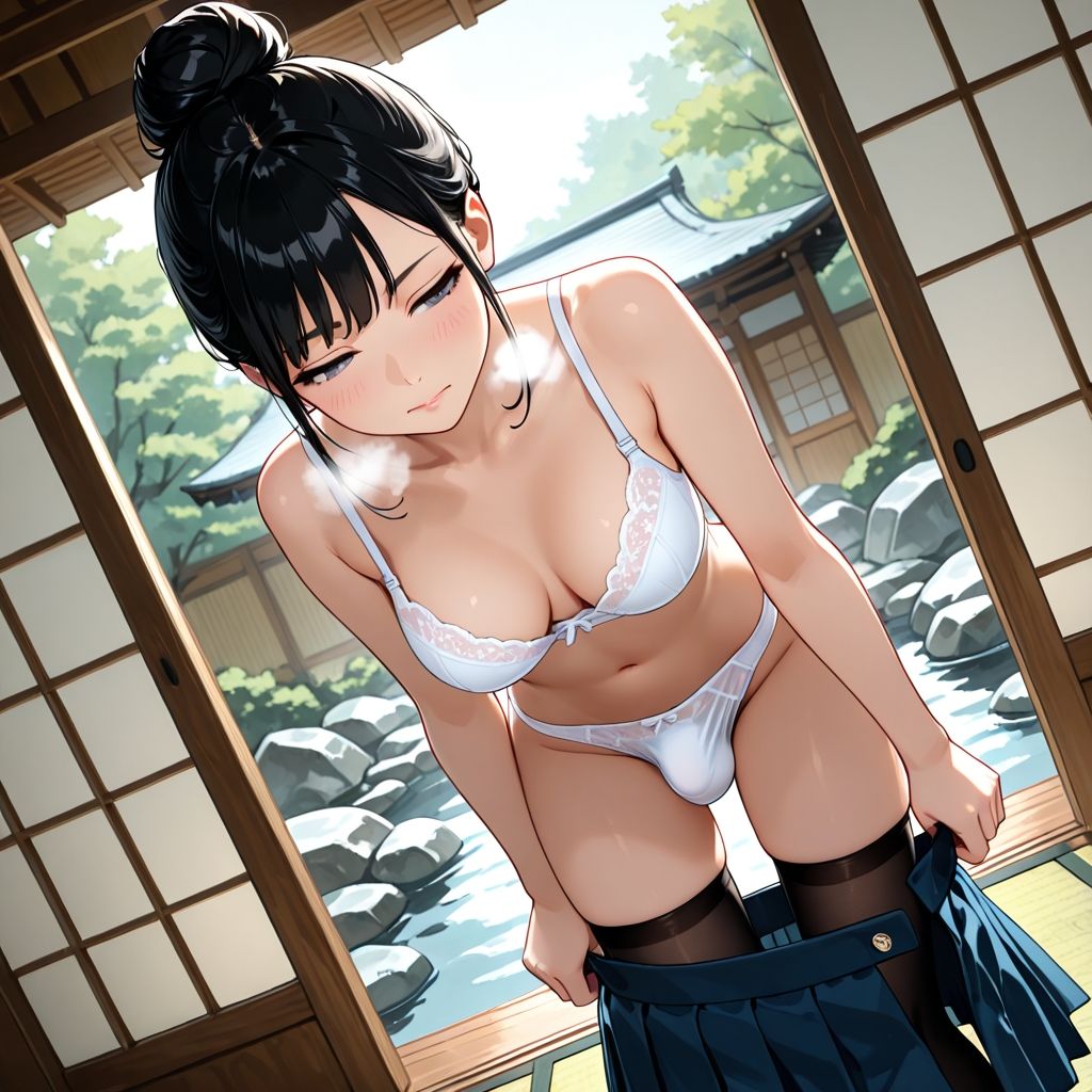 ふたなり美女コスプレ写真集 女子校生編 - サンプル画像 3