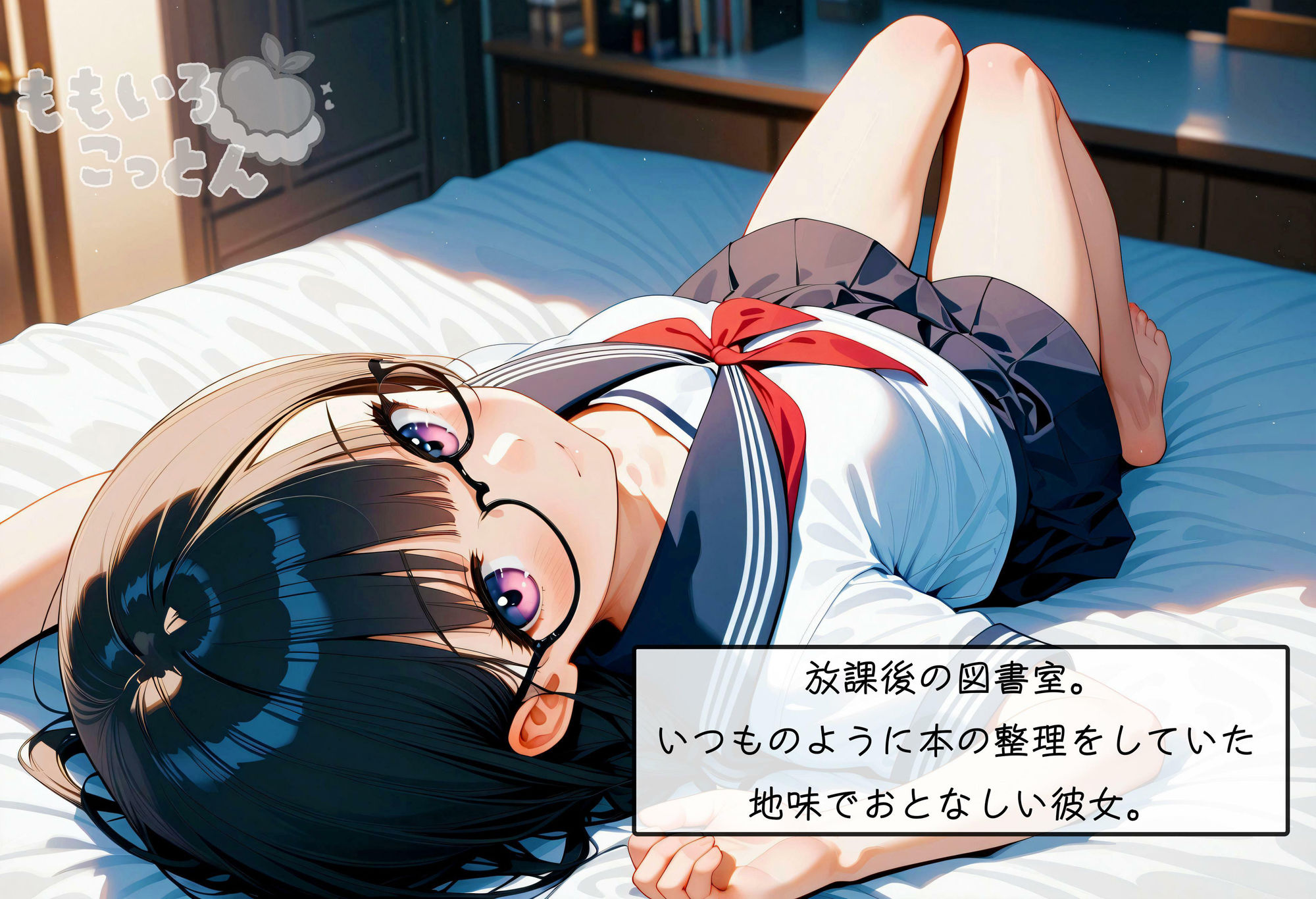 本好き彼女は我慢できない vol.1 - サンプル画像 1