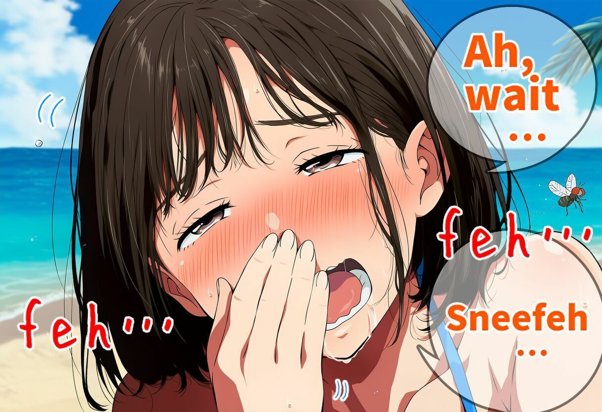 （くしゃみフェチ作品）盛夏のくしゃみアンソロジー2025 - サンプル画像 3