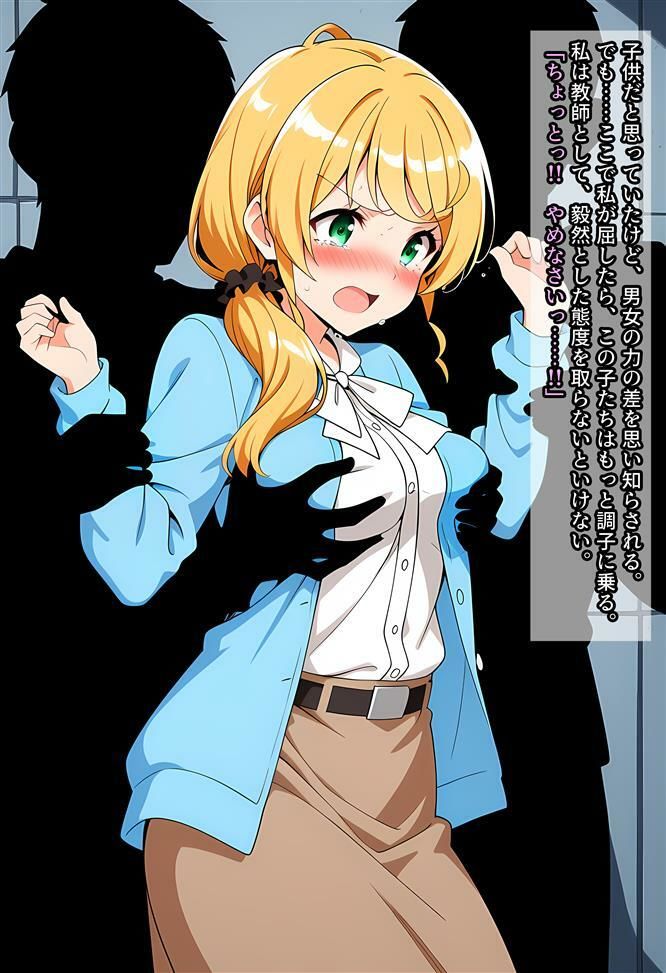 エレン先生が不良達にヤラれる話 - サンプル画像 2