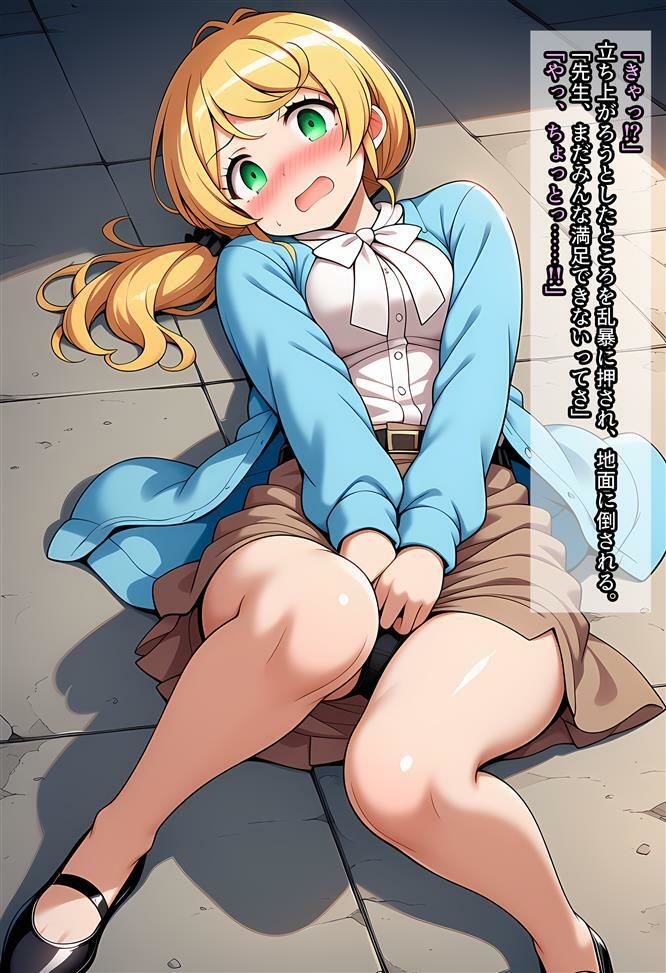 エレン先生が不良達にヤラれる話 - サンプル画像 4