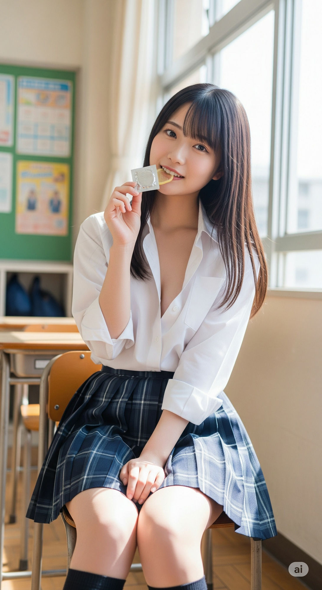 放課後JK-ゴムを咥えてナニするの？- - サンプル画像 8