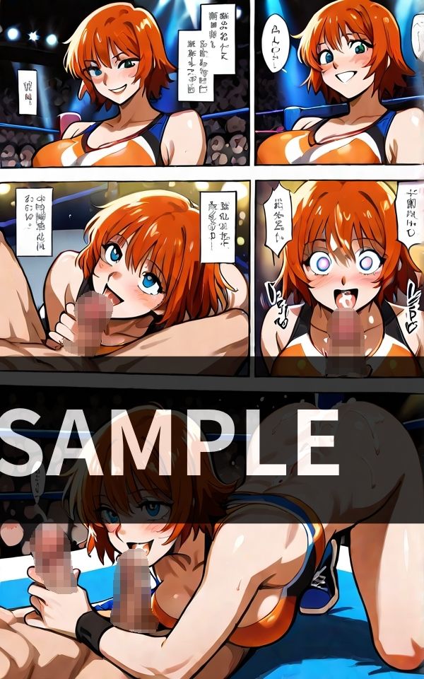 未来の女子プロレス ただの 公開セックスの場に - サンプル画像 4