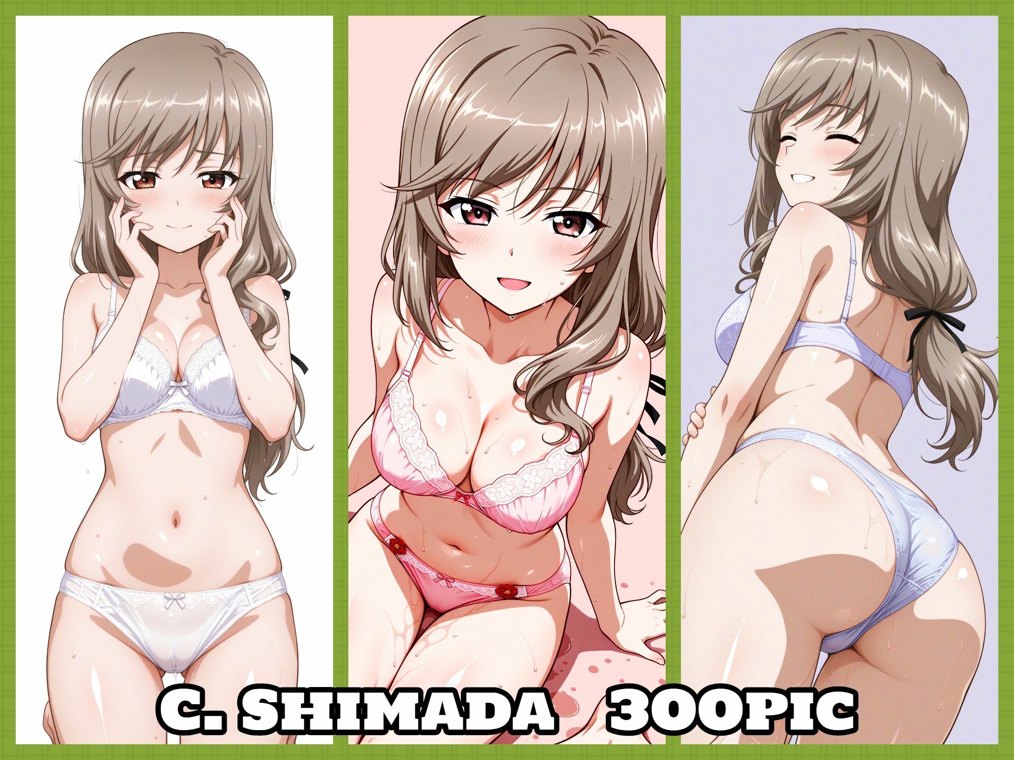 Girls underwear panties and bra 島田流家元 ＋ おまけ編 - サンプル画像 3