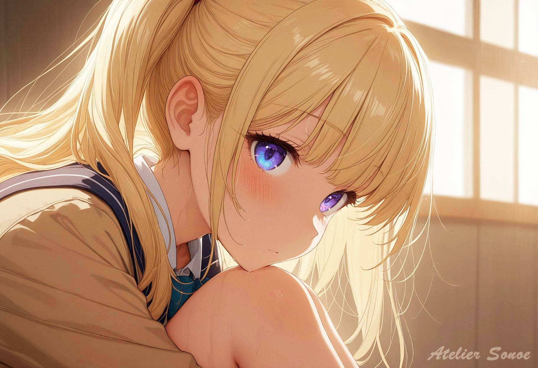 放課後ふたりエッチ - サンプル画像 2