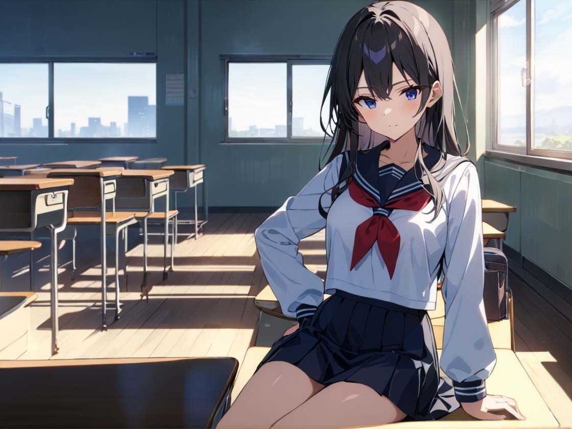 清楚そうな現役J〇にリアルな性教育をしてみた - サンプル画像 1