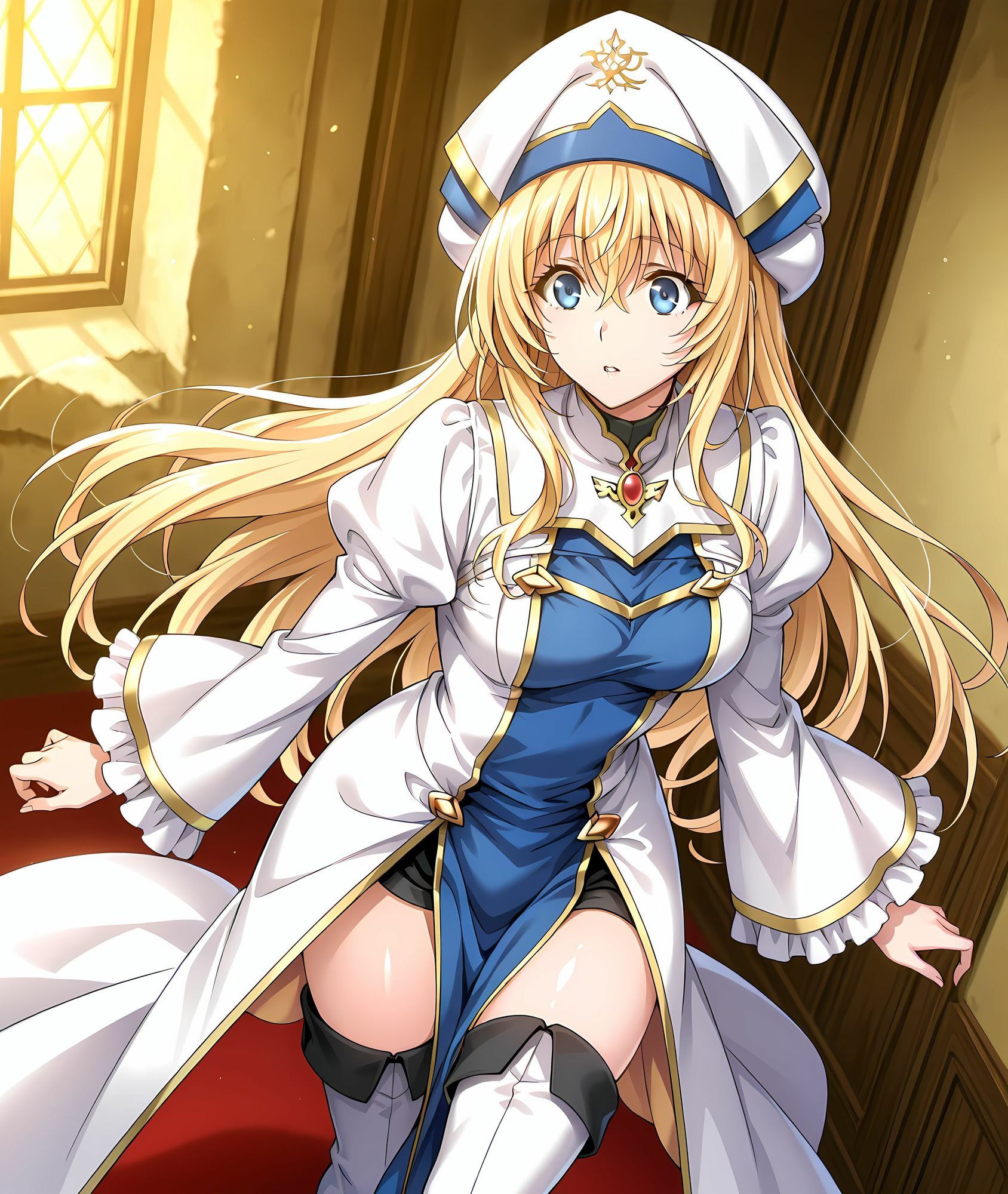 女神官洗脳丸呑み悪堕ち〜淫魔化搾精〜 - サンプル画像 2