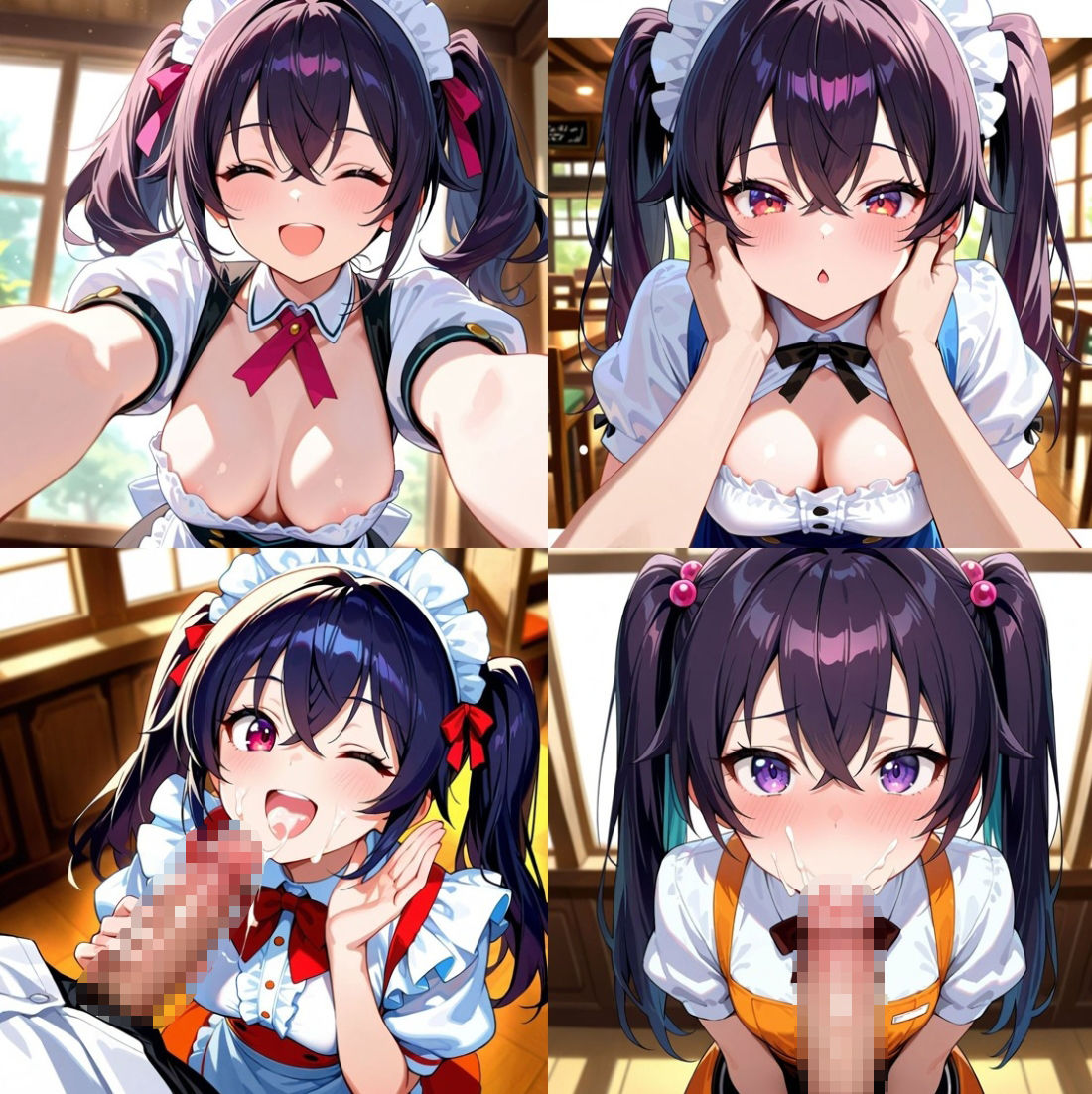 あやかちゃんのバイト姿で明るくエッチ - サンプル画像 4