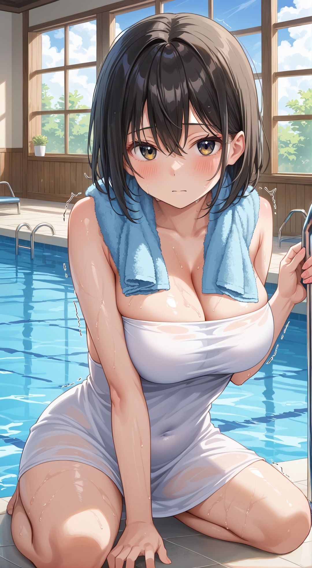 性処理係〜水泳部の女子校生と種付けセックス - サンプル画像 2