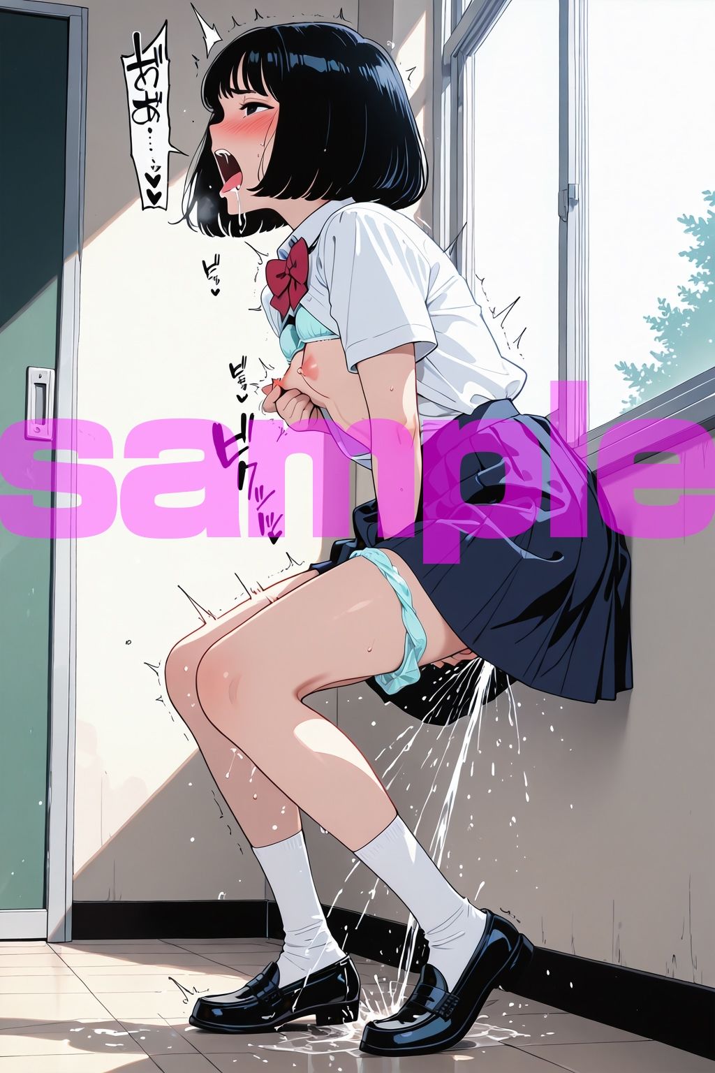 貧乳と自慰 - サンプル画像 4