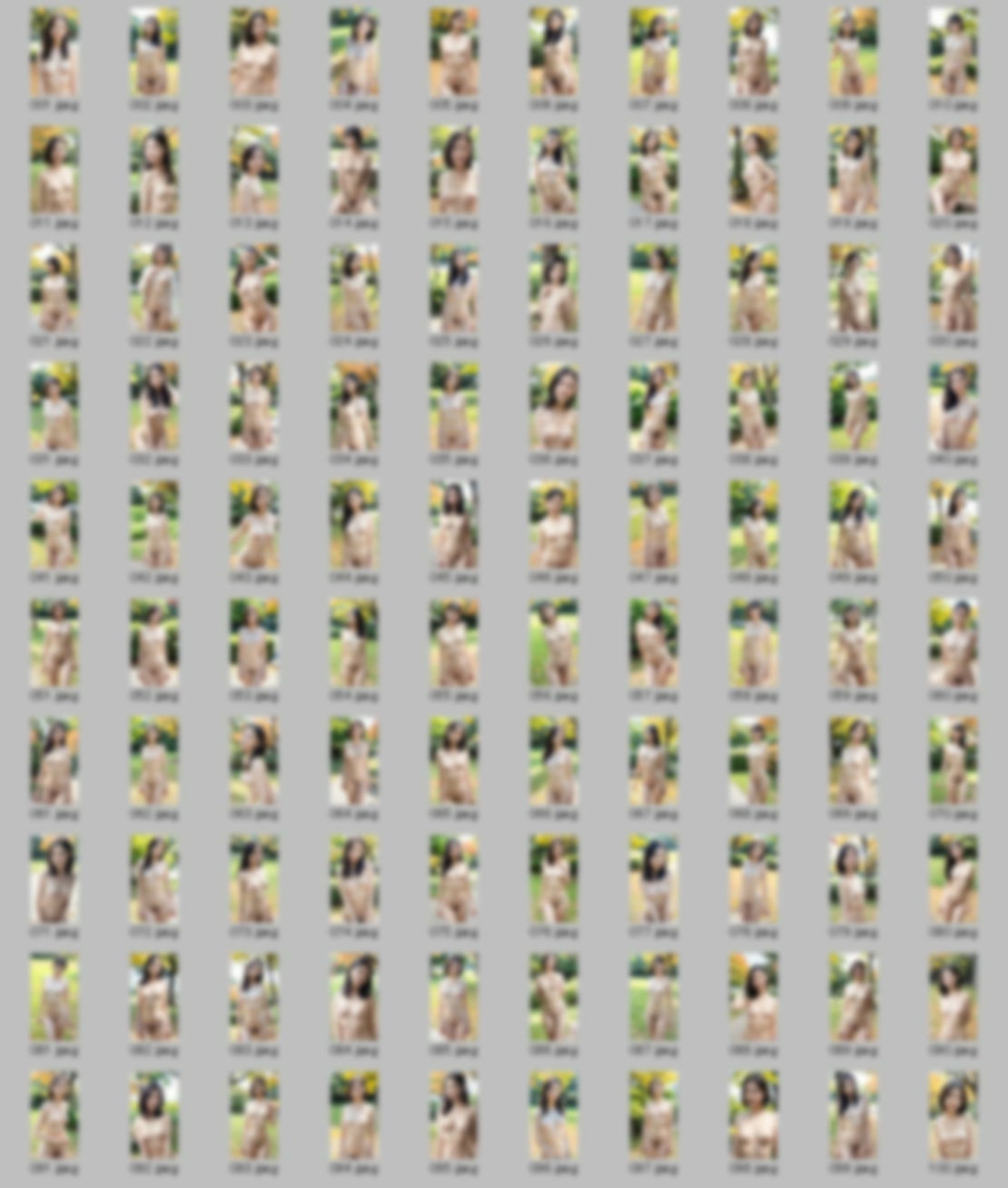 【AI実写】誰かに似ている？ 秋の午後、公園で出会った美女たち【実写風AIセクシーグラビア】Vol.6 - サンプル画像 6