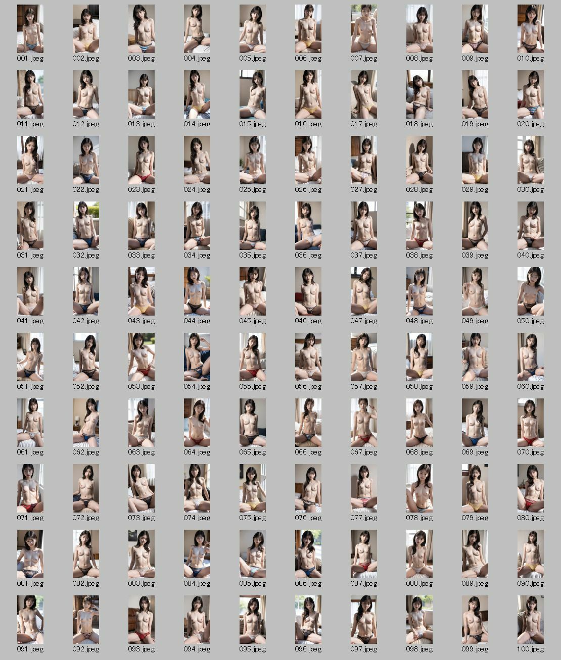 【AI実写】誰かに似ている？ トップレスの美女たち【実写風AIトップレスグラビア】Vol.5 - サンプル画像 6