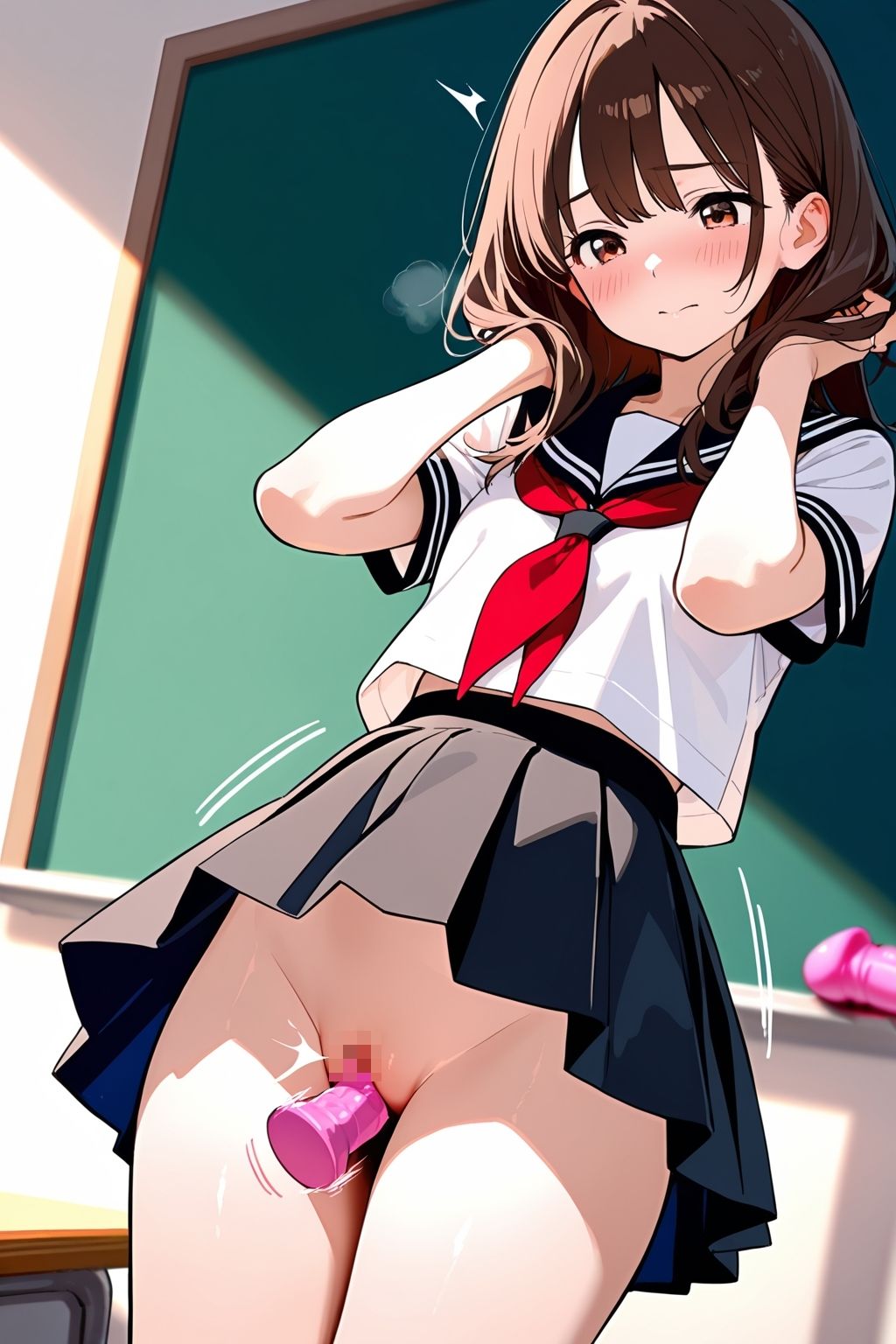 【逆さ撮り接写パンチラ】 - サンプル画像 1