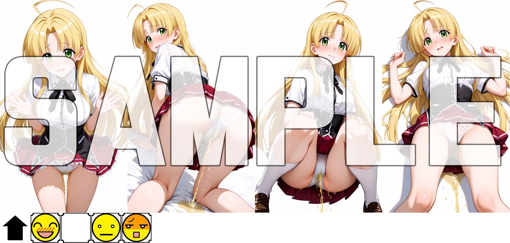 オモシューAI おしっこお漏らしするヒロイン004 - サンプル画像 3