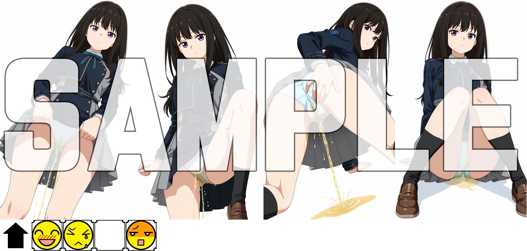 オモシューAI おしっこお漏らしするヒロイン004 - サンプル画像 4