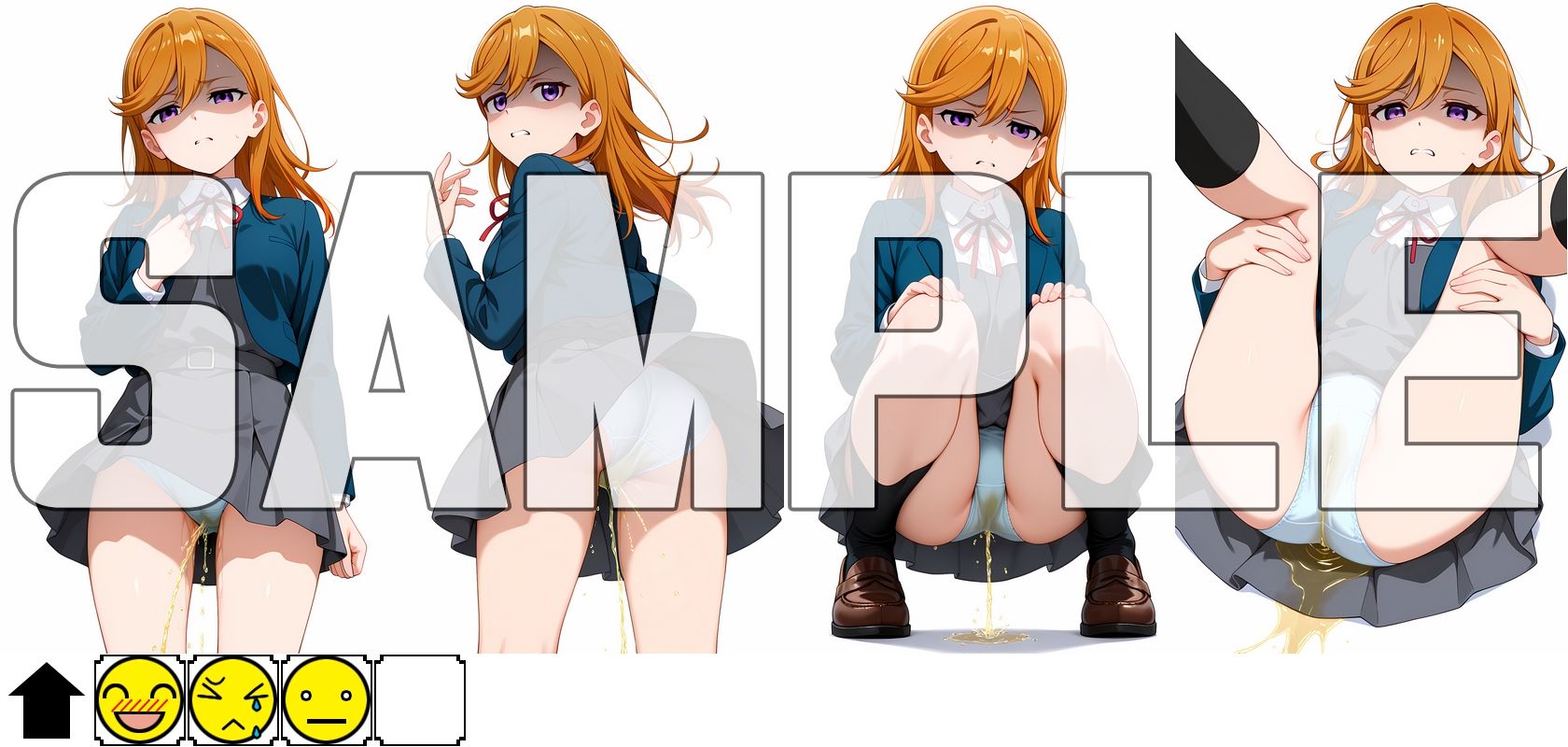 オモシューAI おしっこお漏らしするヒロイン004 - サンプル画像 5