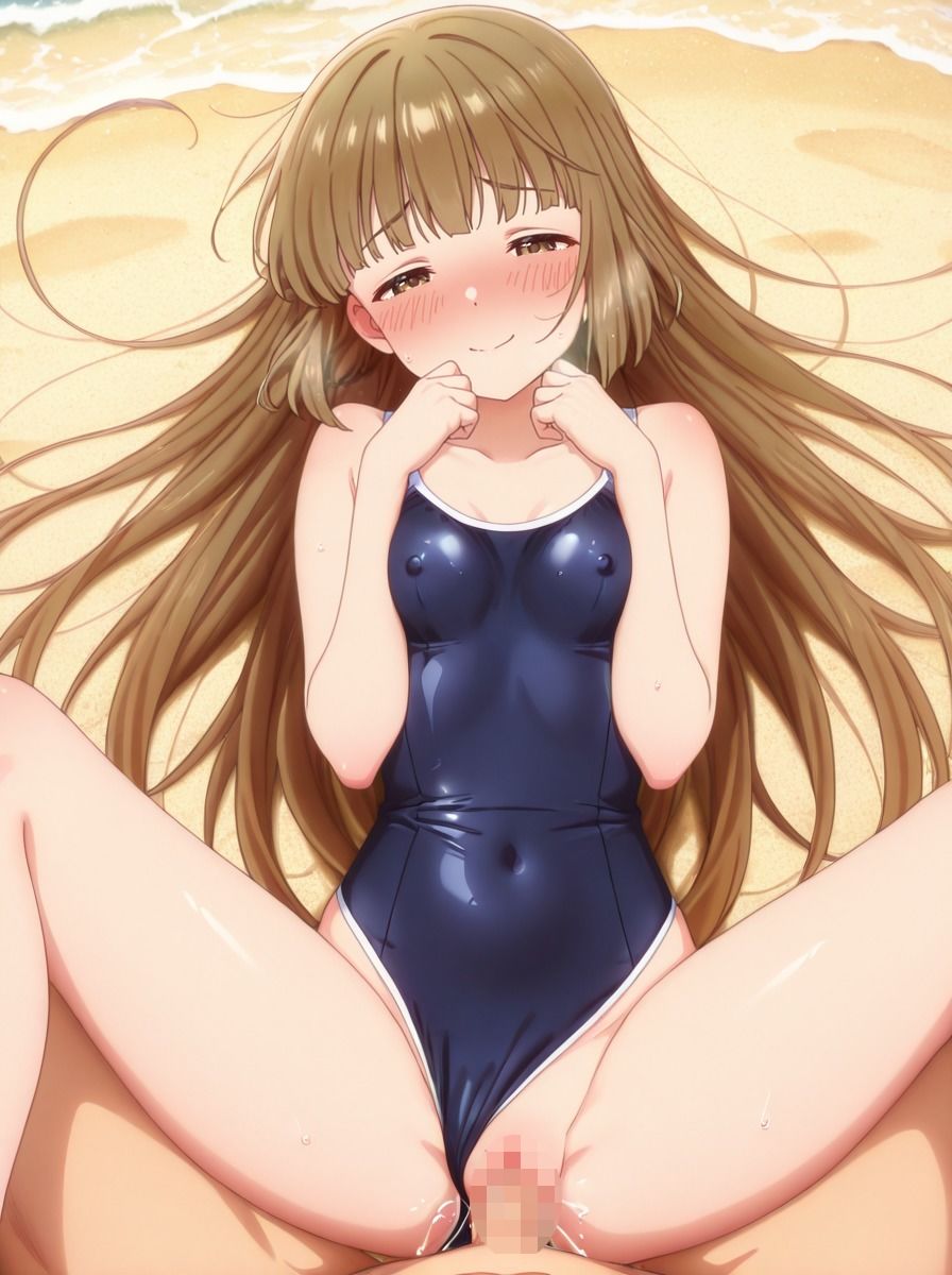 デ〇ステ 依田〇乃 スク水エッチCG集 - サンプル画像 3