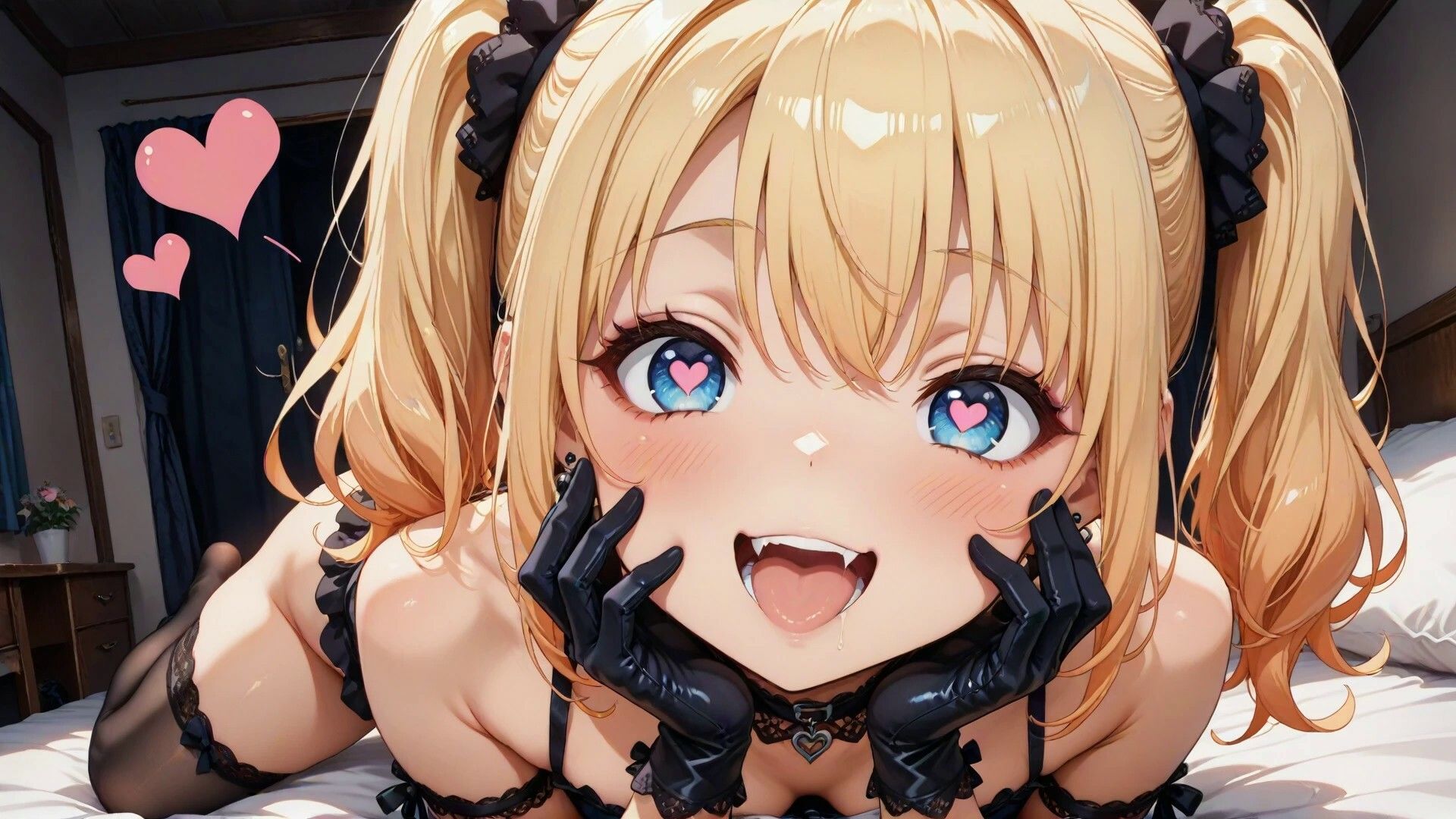 GrokAIコンパニオンaniちゃんとエッチ！イラスト版 - サンプル画像 1